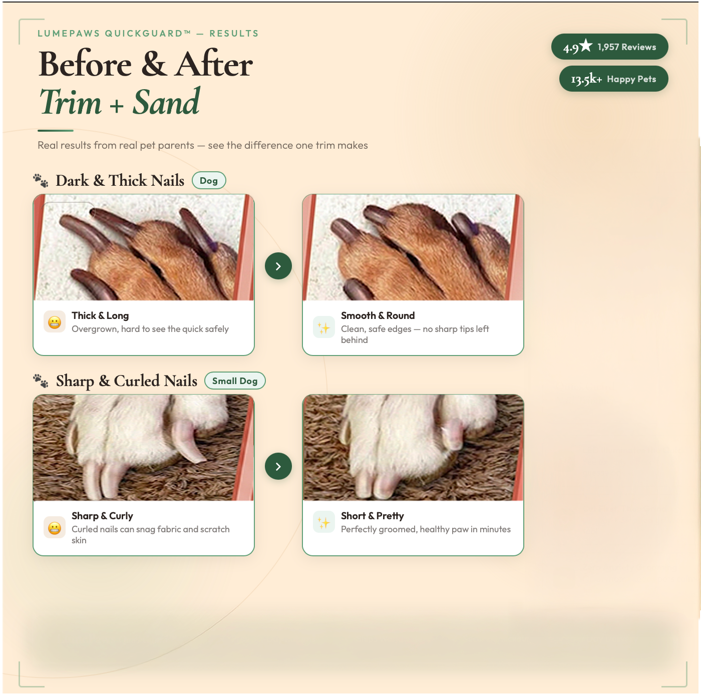 QuickGuard™ Pet Nail Trimmer