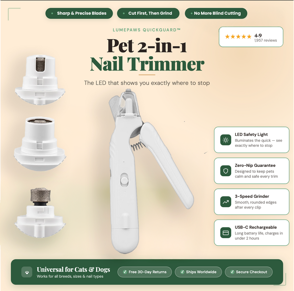 QuickGuard™ Pet Nail Trimmer